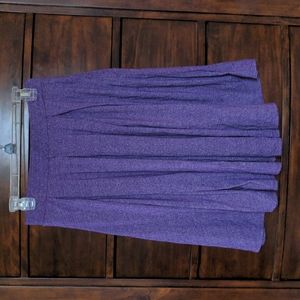 LulaRoe, knee length, circle skirt, medium, purple with pockets!